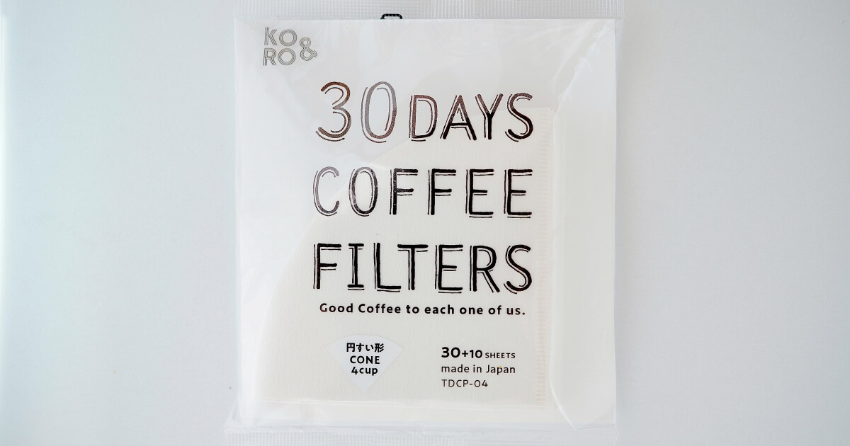 30days coffee filters